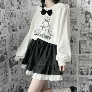 High Waist Slim Pleated Cake Skirt